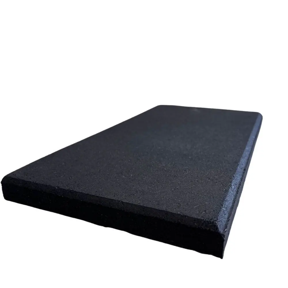 Piso de Caucho Negro (1m x 1m x 10mm)