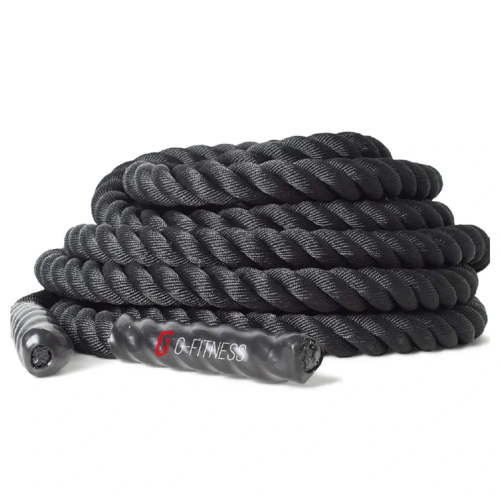 Soga Trenzada Negra Battle Rope 38mm