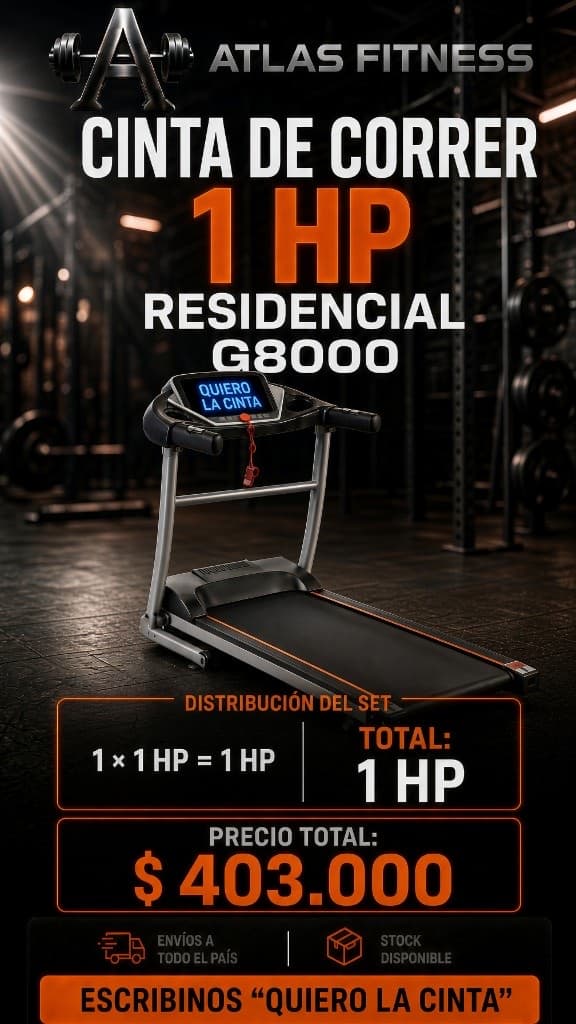 Cinta de correr 1 HP